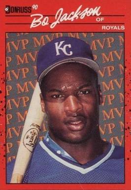 1990 Donruss Aqueous Test Bo Jackson #1 Baseball Card