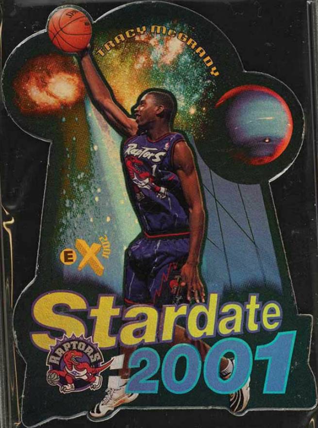 1997 Skybox E-X2001 Star Date 2001 Tracy McGrady #10 Basketball Card