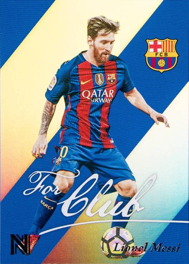 2017 Panini Nobility for Club and Country Lionel Messi #10A Soccer Card