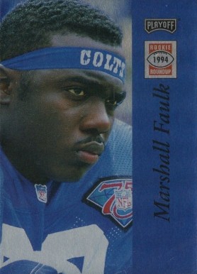 1994 Playoff Rookie Roundup Redemption Marshall Faulk #4 Football Card