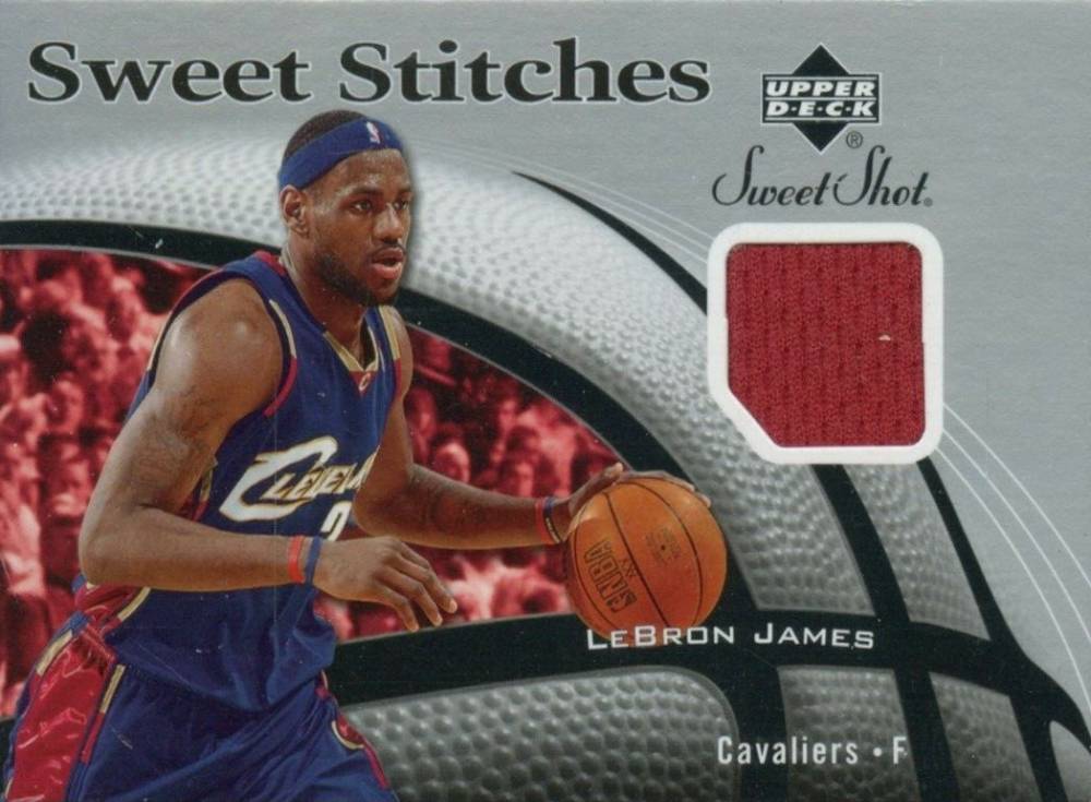 2006 Upper Deck Sweet Shot Sweet Stitches LeBron James #SS-LJ Basketball Card