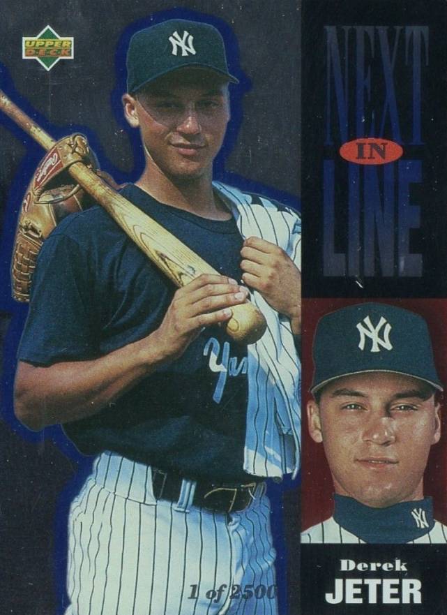 1994 Upper Deck All-Time Heroes Next in Line Derek Jeter #7 Baseball Card