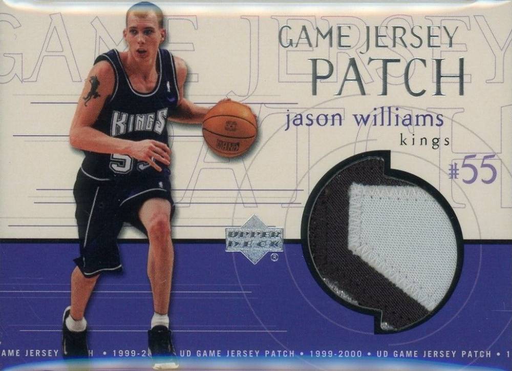 1999 Upper Deck Game Jerseys Patch Jason Williams #GJP29 Basketball Card