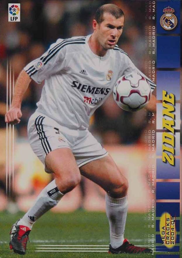 2004 Panini Sports Mega Cracks Zinedine Zidane #177 Boxing & Other Card
