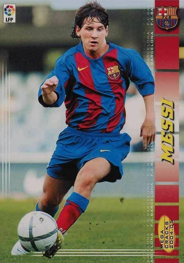 2004 Panini Sports Mega Cracks Lionel Messi #71 Soccer Card