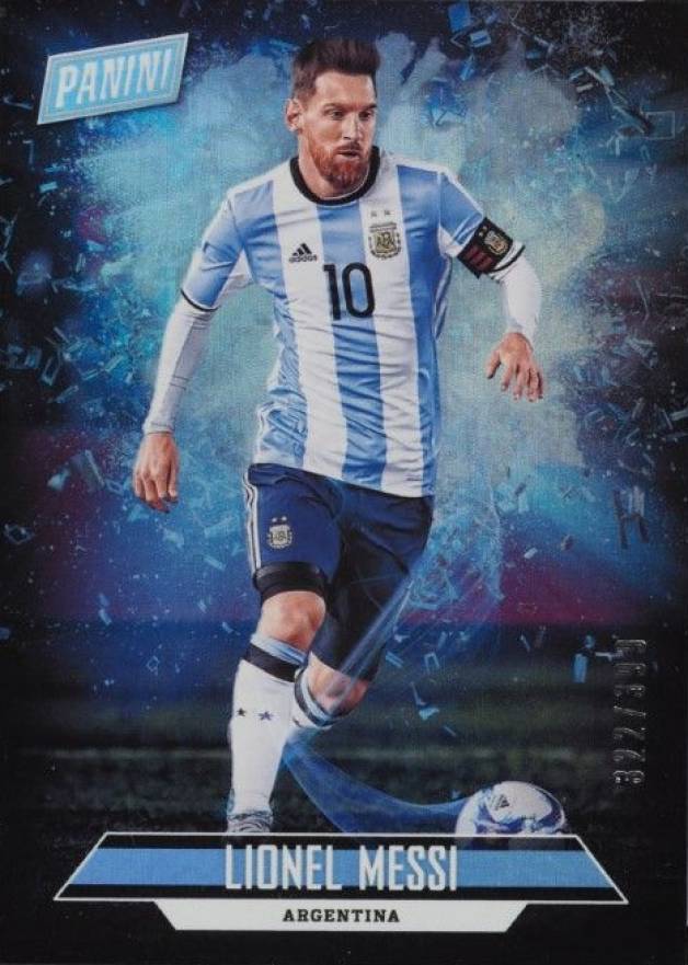 2018 Panini Father's Day Panini Collection Lionel Messi #14 Soccer Card