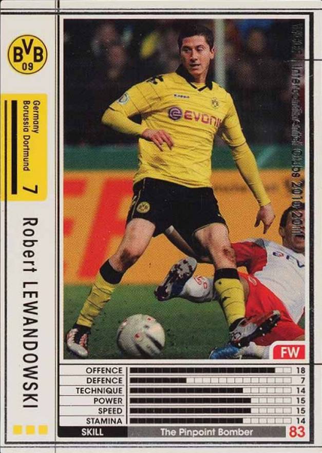 2010 Panini WCCF Intercontinental Clubs Robert Lewandowski #143 Soccer Card