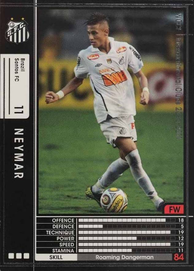 2010 Panini WCCF Intercontinental Clubs Neymar Jr. #31 Soccer Card