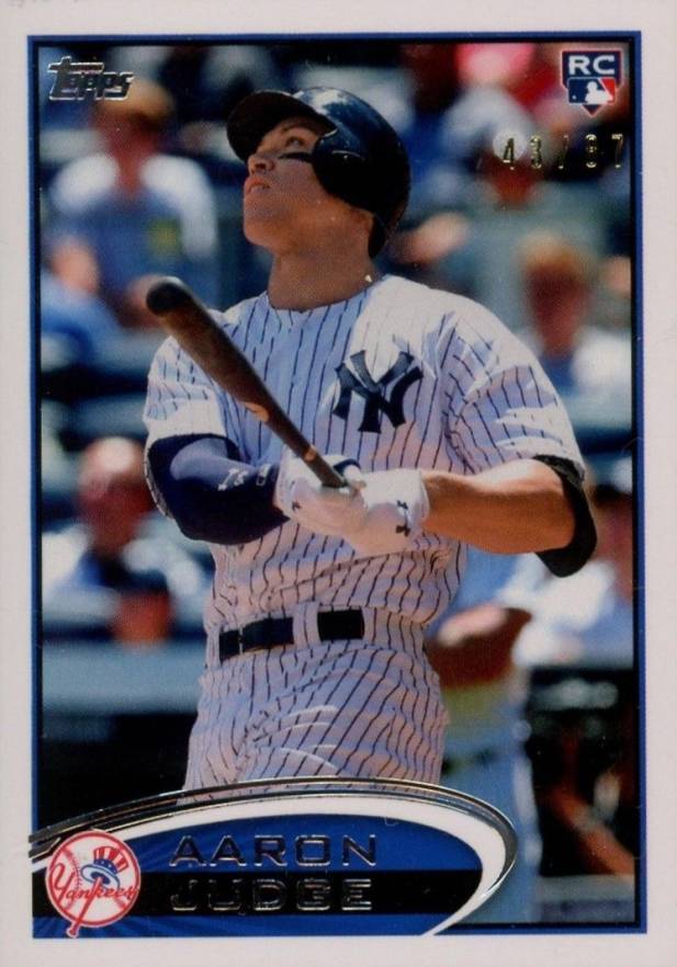 2017 Topps Transcendent Collection Topps History Aaron Judge Aaron Judge #2012 Baseball Card