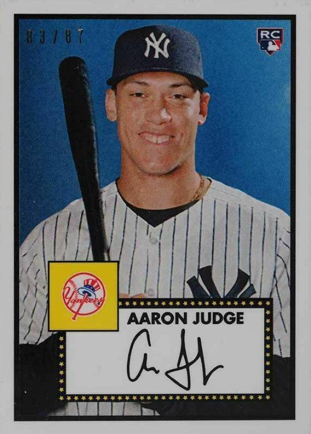 2017 Topps Transcendent Collection Topps History Aaron Judge Aaron Judge #1952 Baseball Card