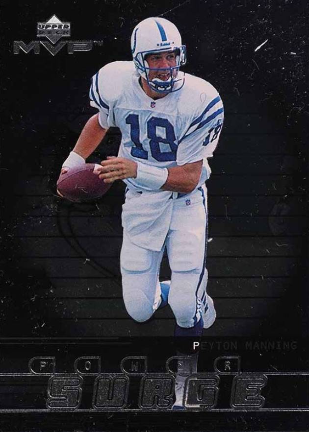 1999 Upper Deck MVP Power Surge Peyton Manning #PS10 Football Card
