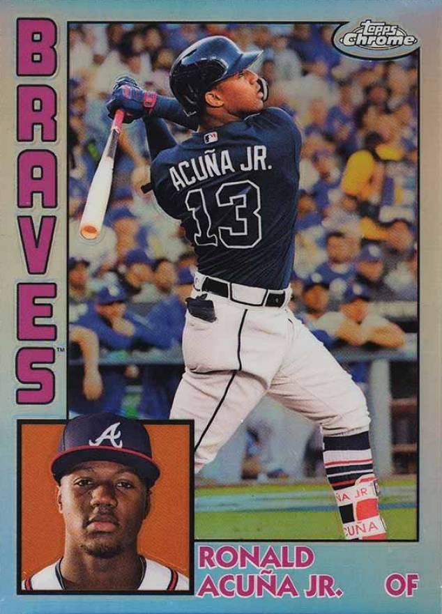 2019 Topps Chrome 1984 Topps Baseball Ronald Acuna Jr. #24 Baseball Card