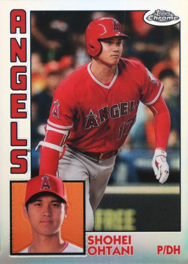 2019 Topps Chrome 1984 Topps Baseball Shohei Ohtani #25 Baseball Card