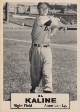 1961 Topps Dice Game Al Kaline #6 Baseball Card