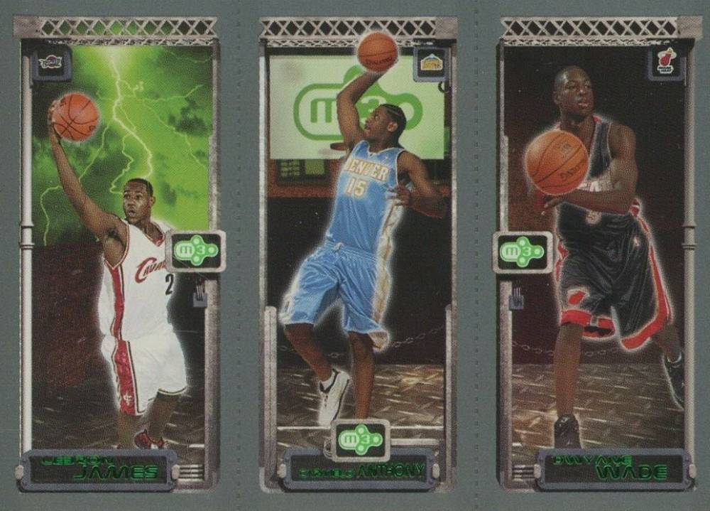 2003 Topps Rookie Matrix James/Anthony/Wade # Basketball Card