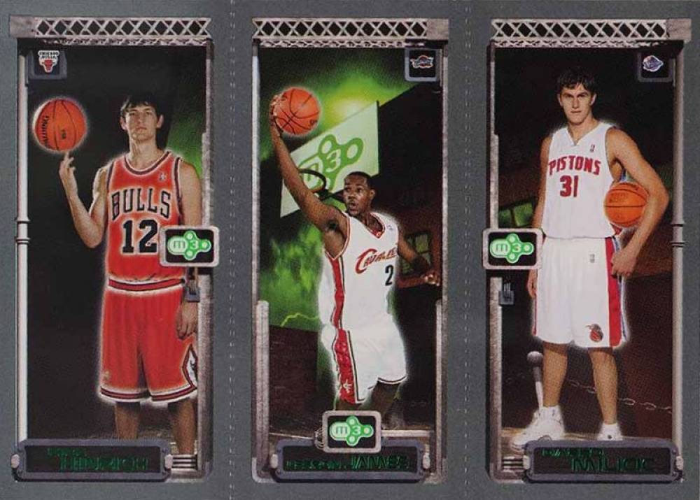 2003 Topps Rookie Matrix Hinrich/James/Milicic # Basketball Card