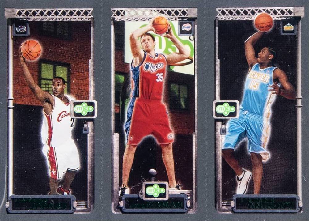 2003 Topps Rookie Matrix James/Kaman/Anthony # Basketball Card