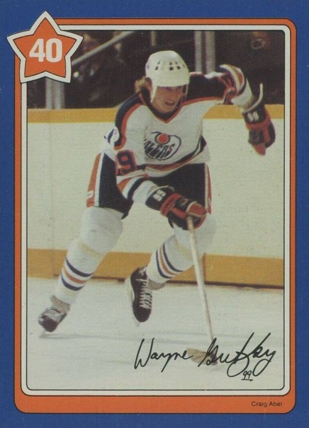 1982 Neilson's Gretzky Clear the Slot #40 Hockey Card