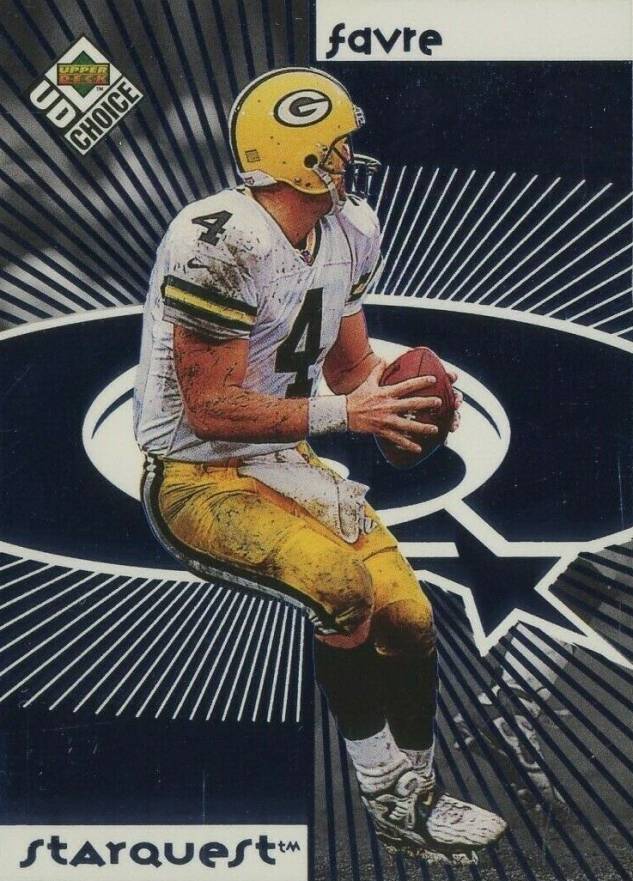1998 Upper Deck Choice Starquest Brett Favre #4 Football Card