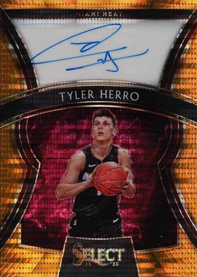 2019 Panini Select Rookie Signatures Tyler Herro #RSTHR Basketball Card
