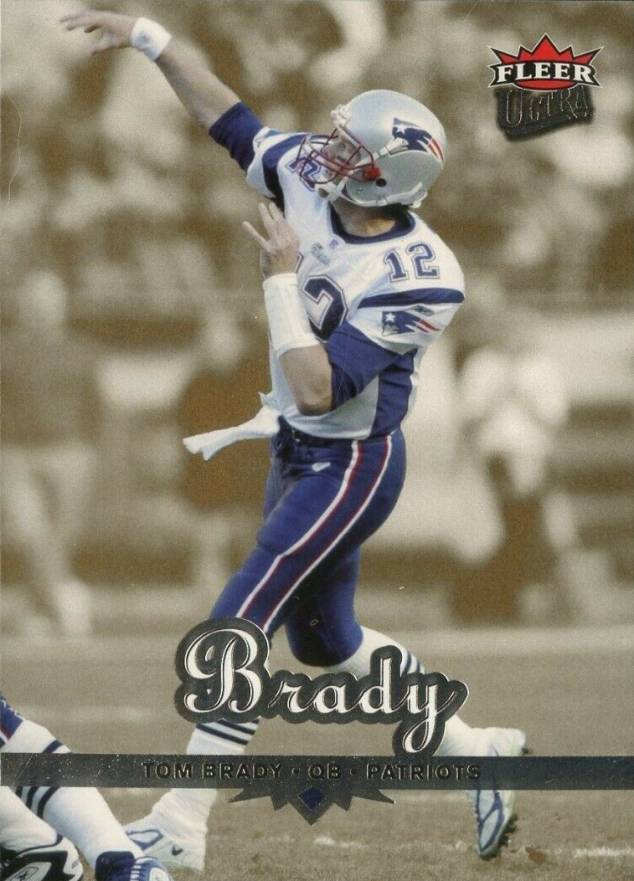 2006 Ultra Gold Medallion Tom Brady #114 Football Card