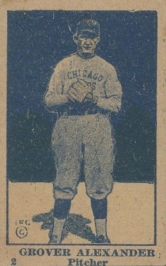 1921 Strip Card Grover Alexander #2 Baseball Card
