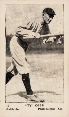 1927 American Caramel--Series of 60 "Ty" Cobb #17 Baseball Card