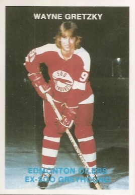 1987 Sault Ste. Marie Greyhounds Wayne Gretzky #29 Hockey Card
