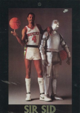 1984 Nike Poster Cards  Sir Sid #243 Basketball Card