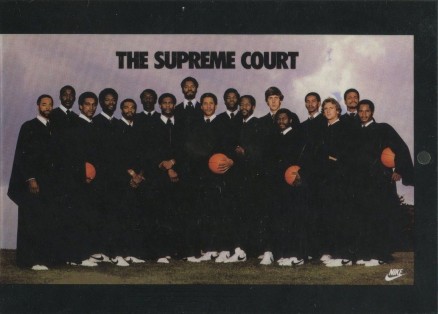 1984 Nike Poster Cards  The Supreme Court #201 Basketball Card