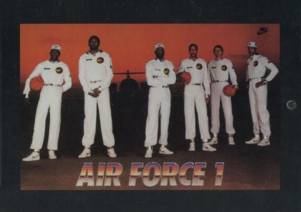 1984 Nike Poster Cards  Air Force 1 #235 Basketball Card