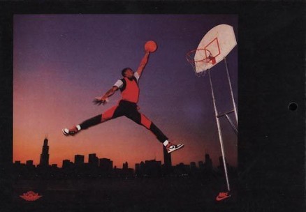1984 Nike Poster Cards  Michael Jordan #850 Basketball Card