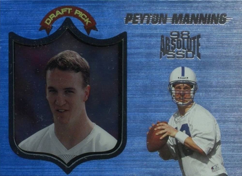 1998 Playoff Absolute SSD Hobby Peyton Manning #165 Football Card
