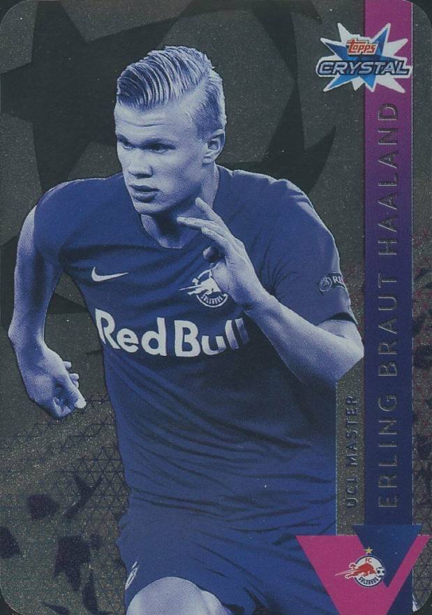 2019 Topps UEFA Champions League Crystal Erling Braut Haaland #113 Boxing & Other Card