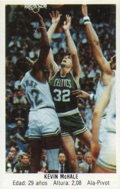 1987 Merchante Spanish Stickers Kevin McHale #168 Basketball Card