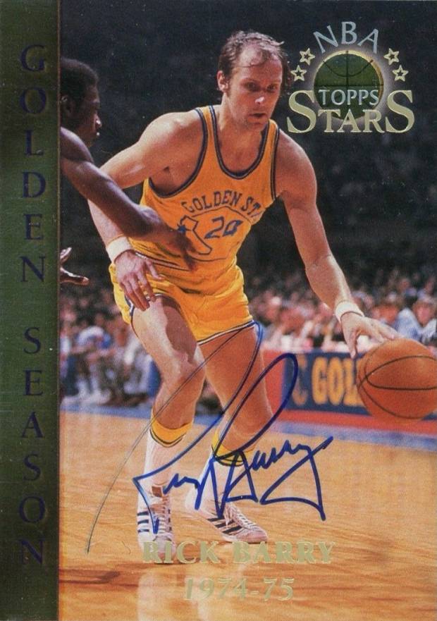 1996 Topps NBA Stars Rick Barry #55 Basketball Card