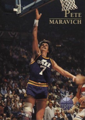 1996 Topps NBA Stars Pete Maravich #28 Basketball Card