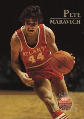 1996 Topps NBA Stars Pete Maravich #128 Basketball Card