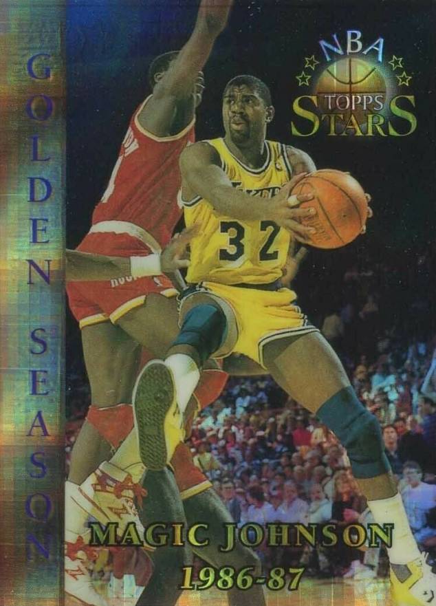 1996 Topps NBA Stars Magic Johnson #72 Basketball Card