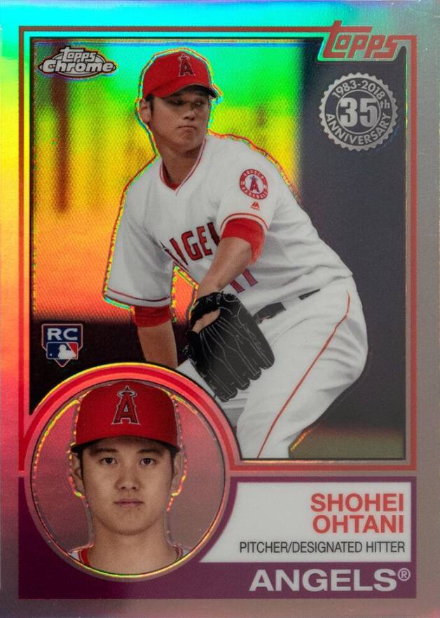 2018 Topps Chrome 1983 Topps Shohei Ohtani #83T-6 Baseball Card