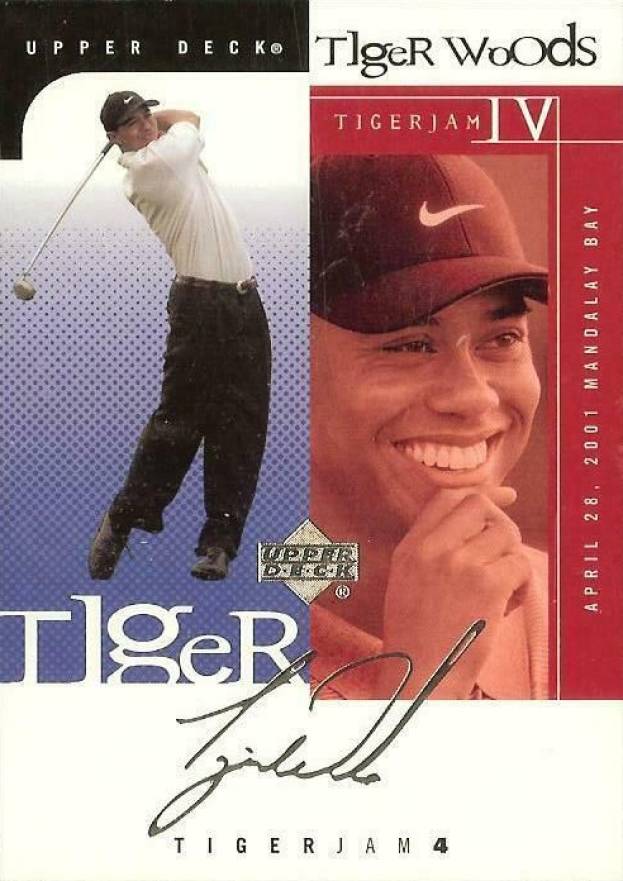 2001 Upper Deck Tiger Jam Promo Tiger Woods #TJ2 Golf Card