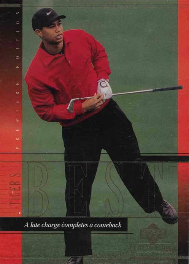 2001 Upper Deck Tiger Woods Collection A late charge completes a comeback #TWC13 Golf Card