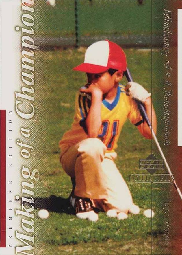 2001 Upper Deck Tiger Woods Collection Making of a Champion #TWC1 Golf Card
