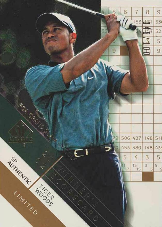 2003 SP Authentic Golf Tiger Woods #69 Golf Card