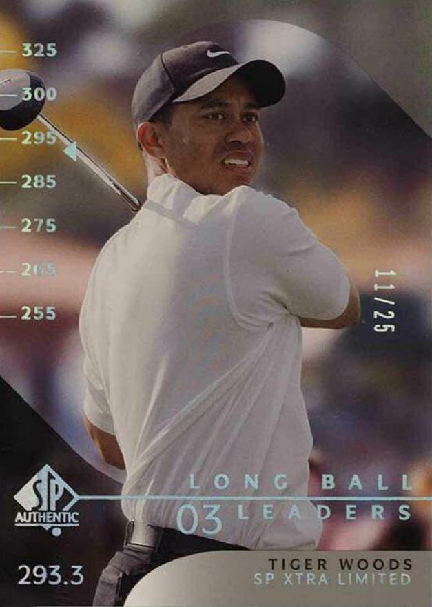 2003 SP Authentic Golf Tiger Woods #53 Golf Card
