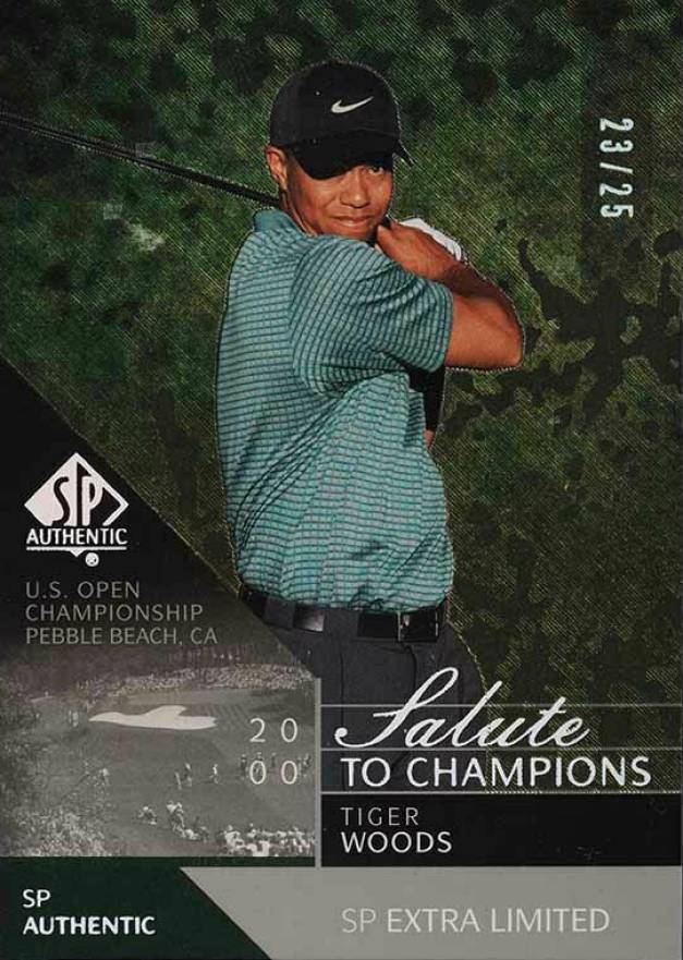 2003 SP Authentic Golf Tiger Woods #97 Golf Card