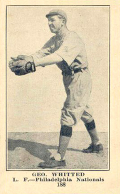 1917 Collins-McCarthy Geo. Whitted #188 Baseball Card