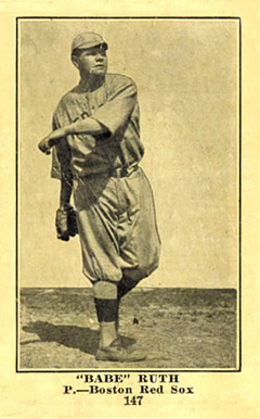 1917 Collins-McCarthy "Babe" Ruth #147 Baseball Card