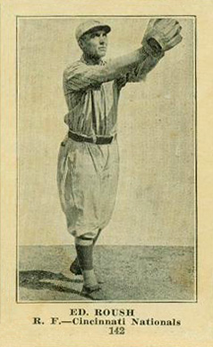 1917 Collins-McCarthy Ed. Roush #142 Baseball Card
