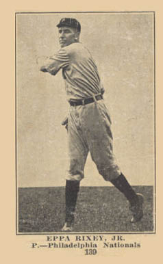 1917 Collins-McCarthy Eppa Rixey #139 Baseball Card